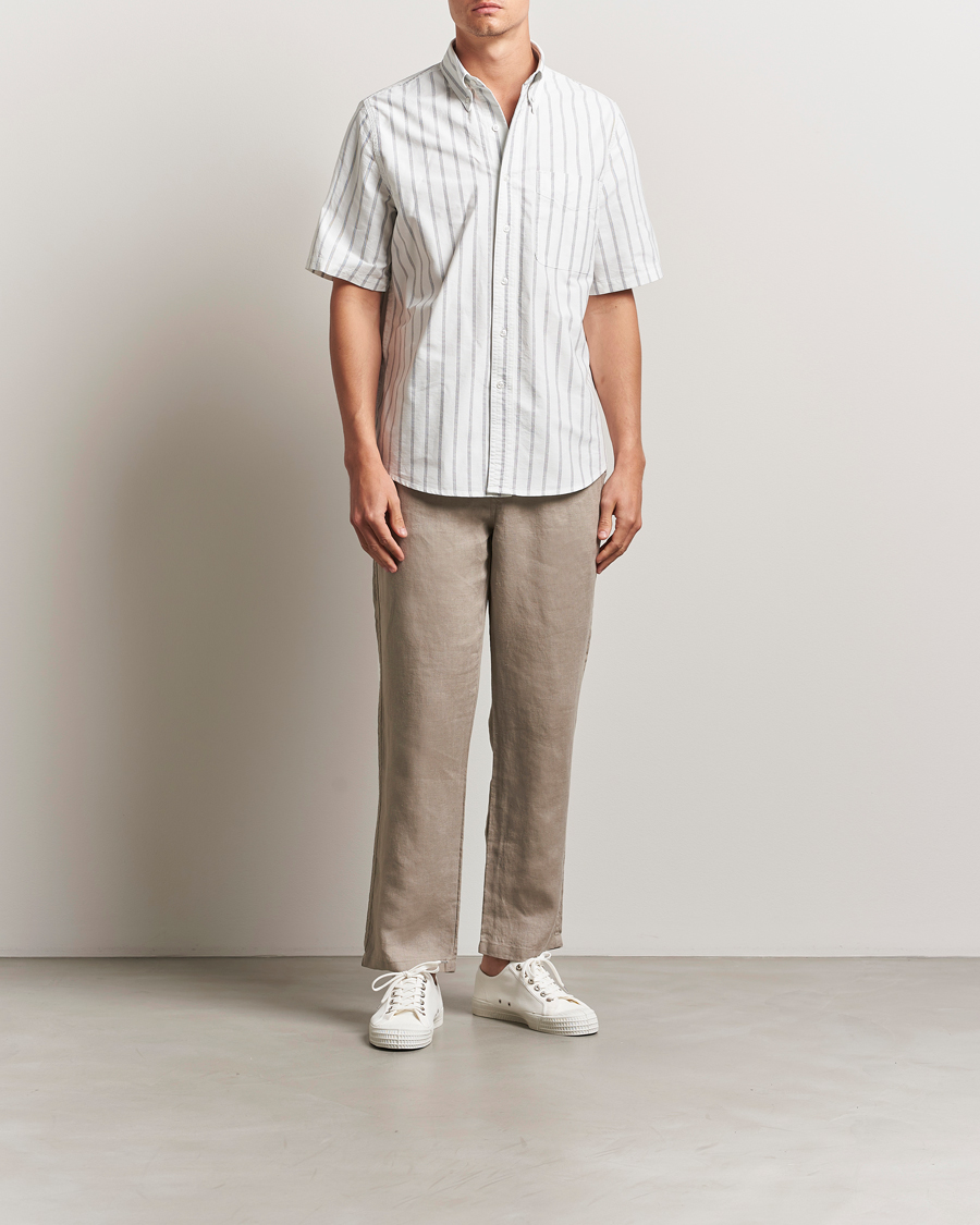 Herren | Hosen | Samsøe Samsøe | Jabari Linen Drawstring Trousers Greige