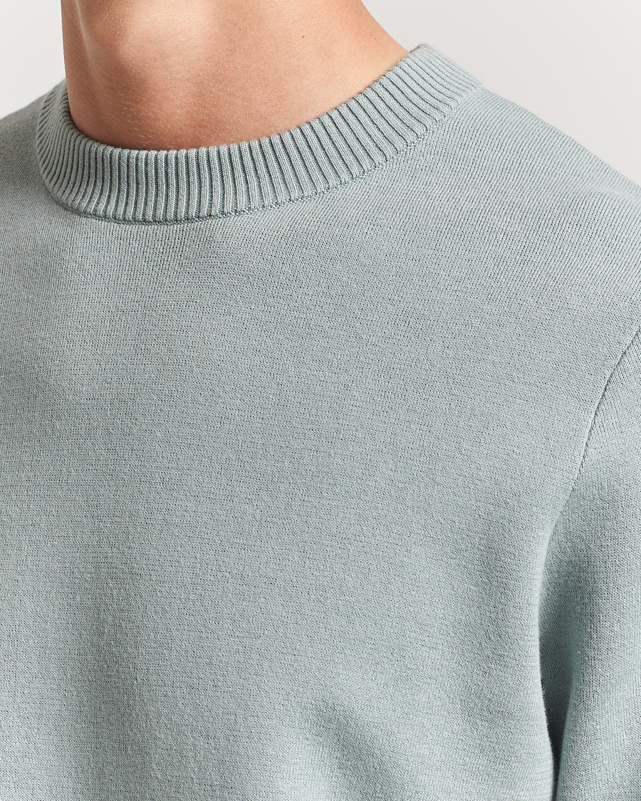 Herren | Pullover | Samsøe Samsøe | Niklas Crew Neck Sweater Abyss Green