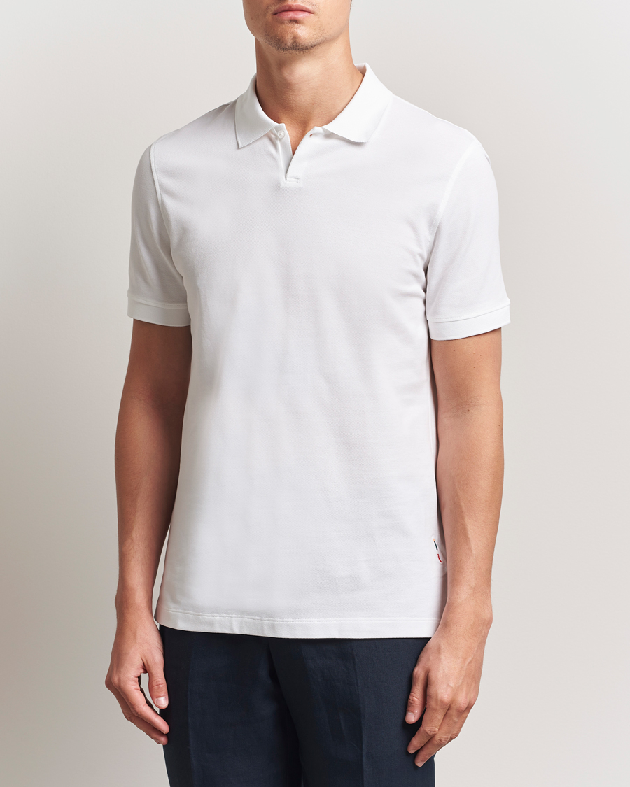 Herren | Poloshirts | Orlebar Brown | Bruno Organic Cotton Pique White