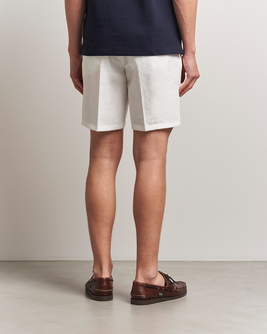 Herren | Shorts | Orlebar Brown | Norwich Italian Linen Shorts White Sand