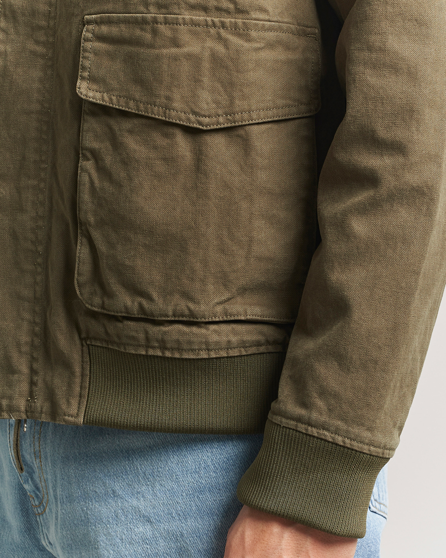 Herren | Jacken | A Day's March | Bader Cotton Flight Jacket Olive