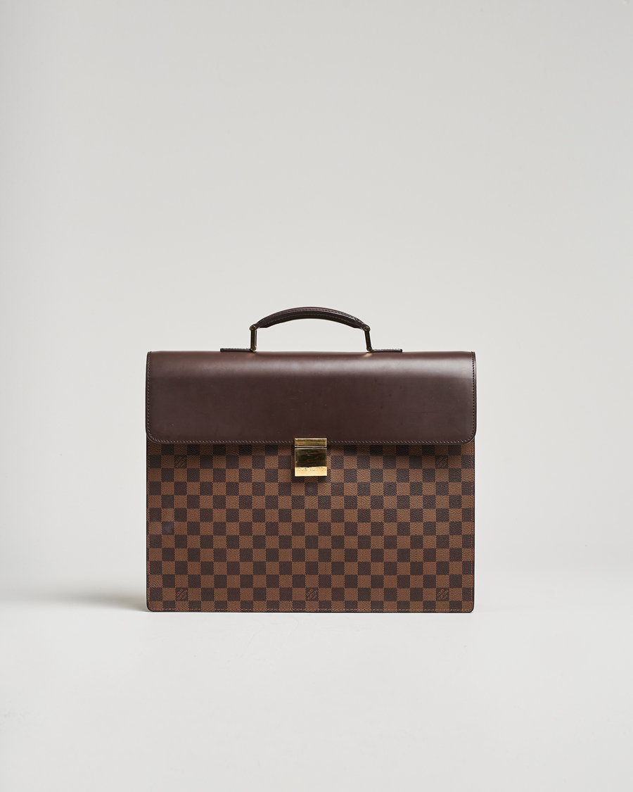 Herren | Louis Vuitton Pre-Owned Altona GM Briefcase Damier Ebene | Louis Vuitton Pre-Owned | Altona GM Briefcase Damier Ebene