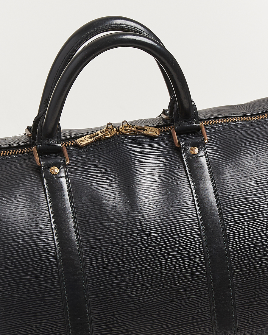 Herren | Pre-Owned & Vintage Bags | Louis Vuitton Pre-Owned | Keepall 50 Epi Leather Black
