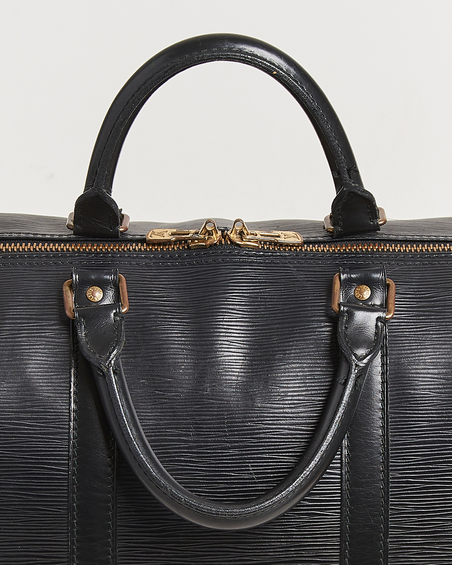 Herren | Pre-Owned & Vintage Bags | Louis Vuitton Pre-Owned | Keepall 50 Epi Leather Black