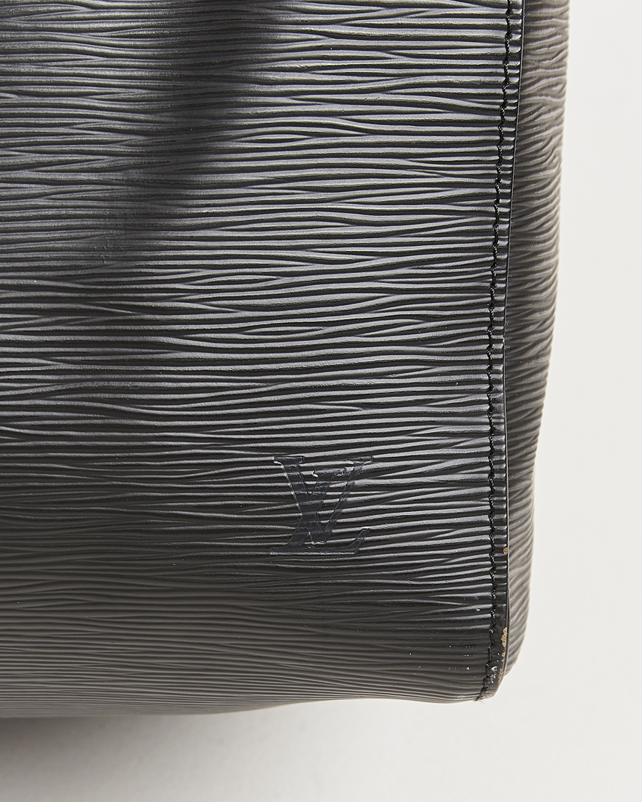 Herren | Louis Vuitton Pre-Owned Keepall 55 Epi Leather Bag Black | Louis Vuitton Pre-Owned | Keepall 55 Epi Leather Bag Black