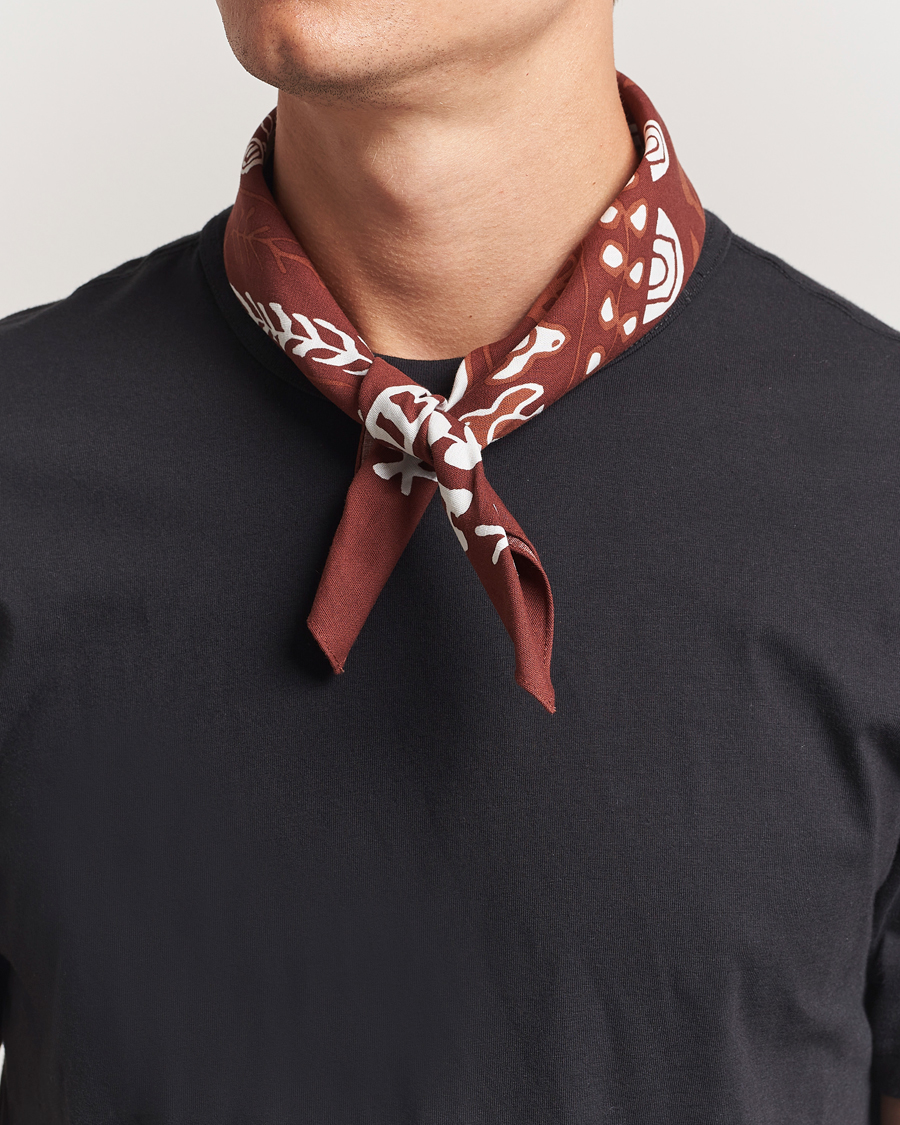 Herren | Snow Peak OG Cotton Nordic Bandana Bordeaux | Snow Peak | OG Cotton Nordic Bandana Bordeaux