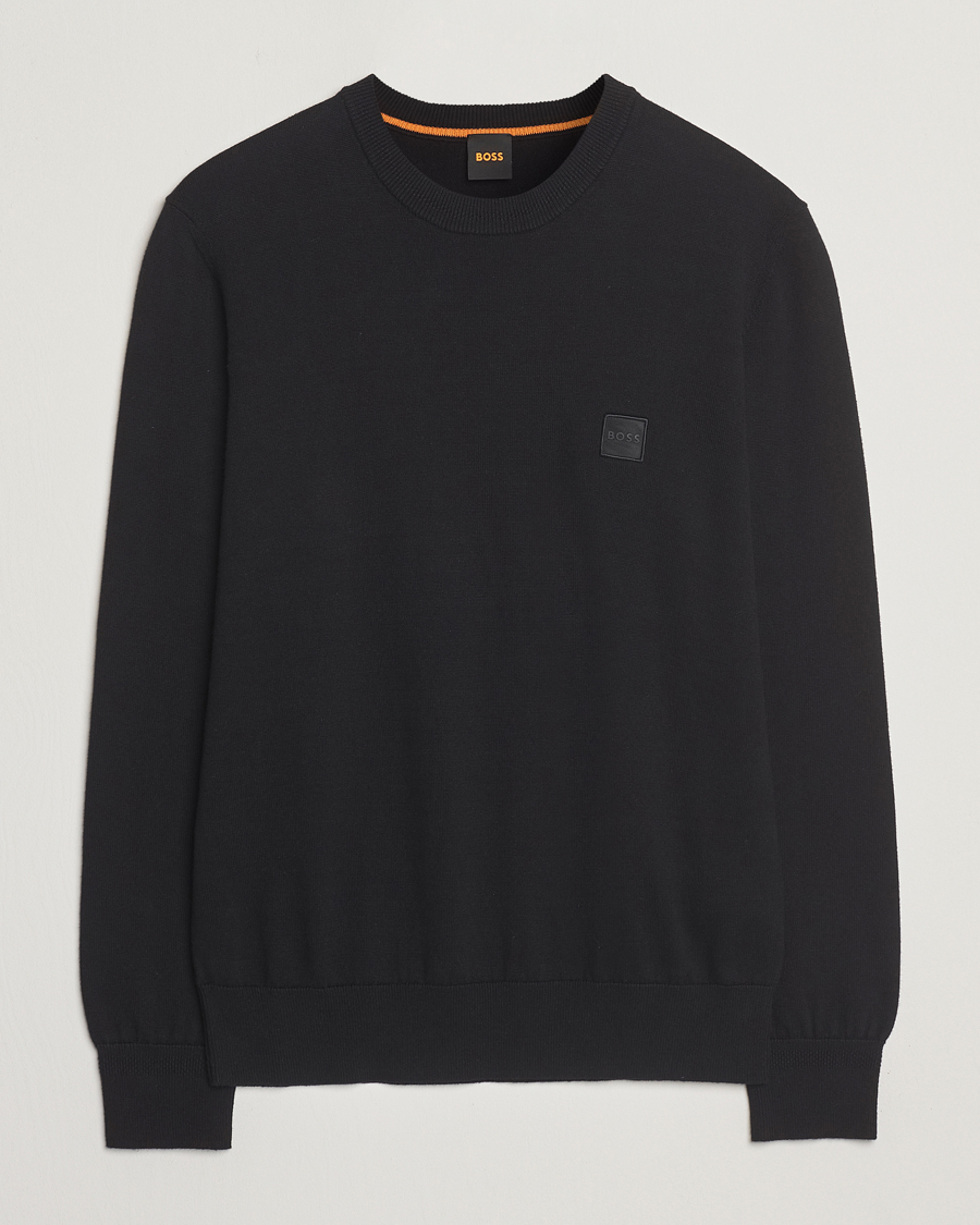 Herren | Pullover | BOSS ORANGE | Kanovano Knitted Sweater Black