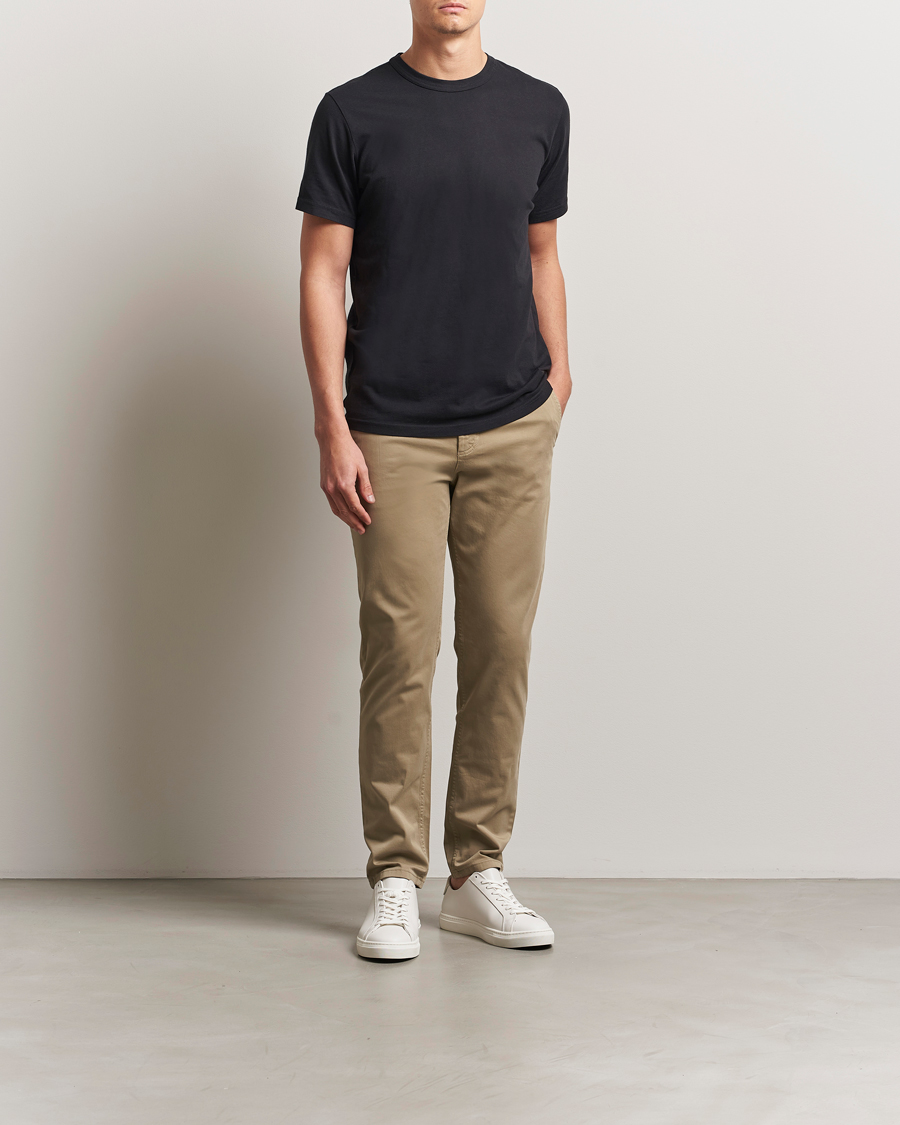Herren | Hosen | BOSS ORANGE | Tapered Fit Cotton Chinos Beige