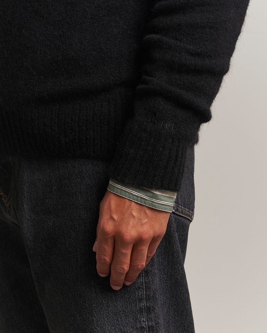 Herren | Pullover | Forét | Alpine Alpaca Knit Black