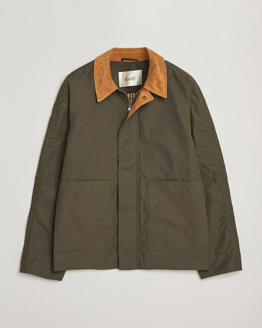 Herren | Jacken | Forét | Aspen Oilskin Jacket Army