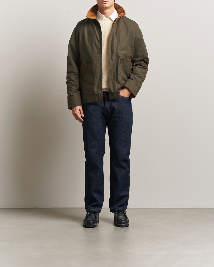 Herren | Jacken | Forét | Aspen Oilskin Jacket Army