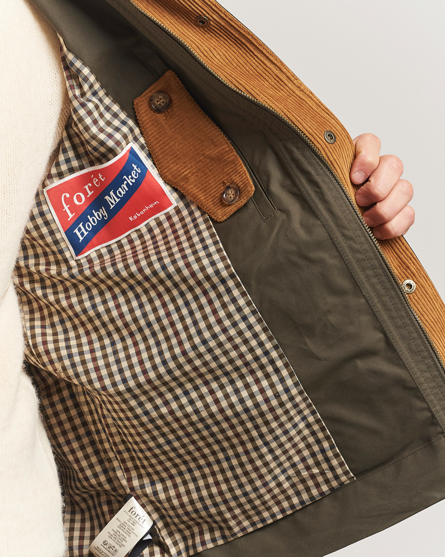 Herren | Jacken | Forét | Aspen Oilskin Jacket Army