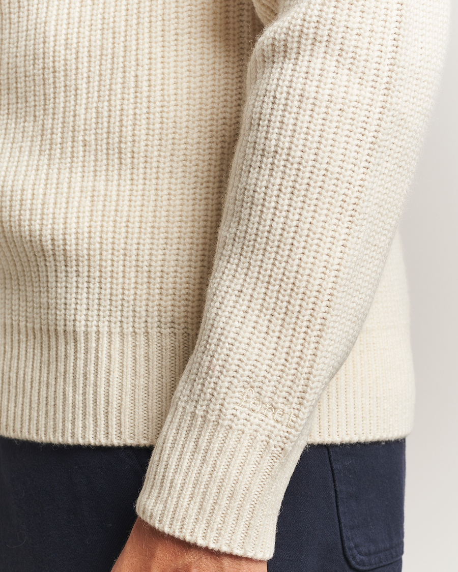 Herren | Pullover | Forét | Delta Wool Zip Knit Cloud