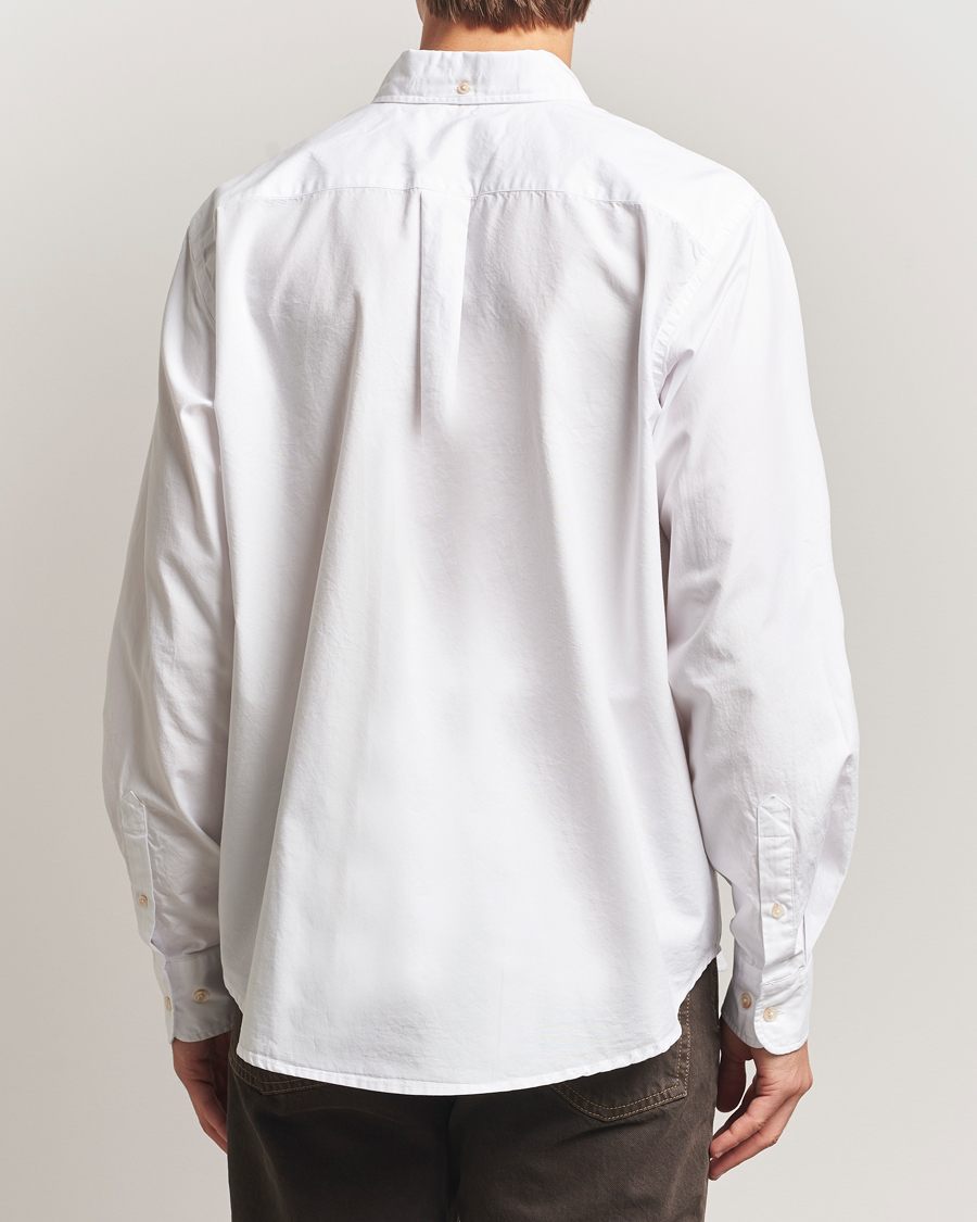 Herren | Hemden | Forét | Flag Regular Fit Oxford Shirt White