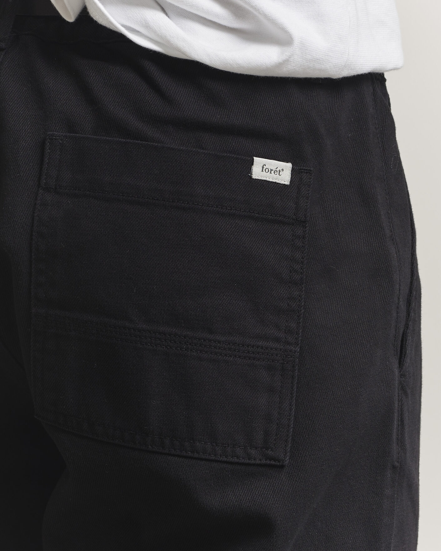 Herren | Hosen | Forét | Clay Twill Pants Black