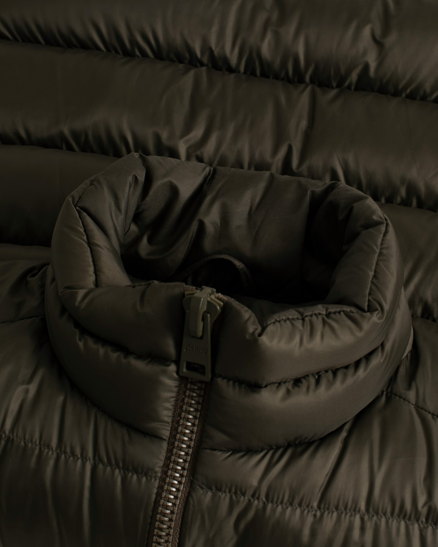 Herren | Jacken | Pre-owned | Herno Globe Down Puffer Gilet Forest Green