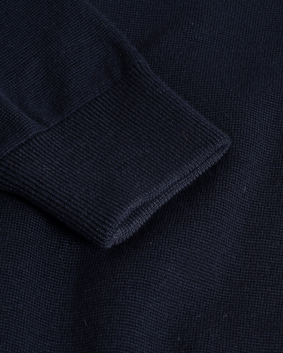 Herren |  | Pre-owned | Moncler Hybrid Zip Sweater Navy