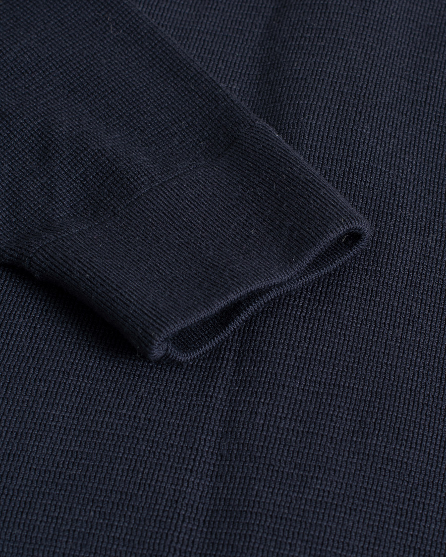 Herren | Pre-owned Pullover | Pre-owned | Ralph Lauren Purple Label Hybrid Zip Sweater Classic Navy