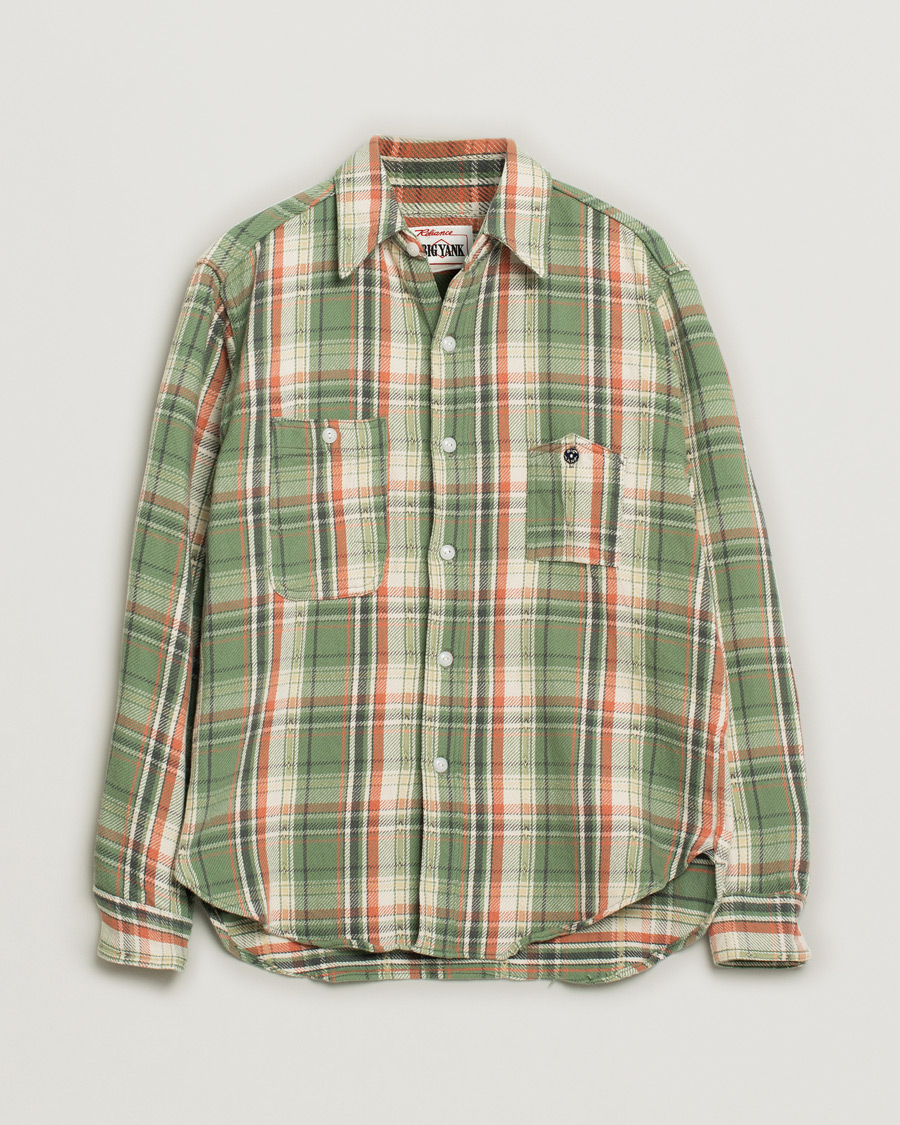 Herren | Hemden | Pre-owned | Big Yank 1942 Flannel Shirt Green Check S